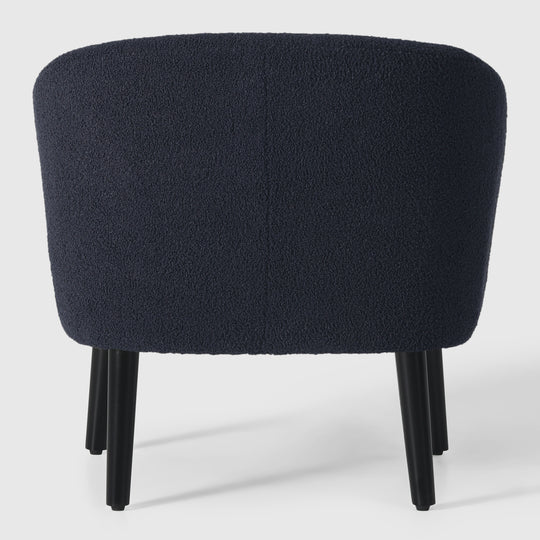 Alexandria 29" Wide Mid Century Modern Club Barrel Accent Armchair