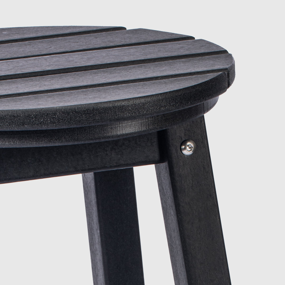 Malibu 29" HDPE Outdoor Patio Round Bar Stool