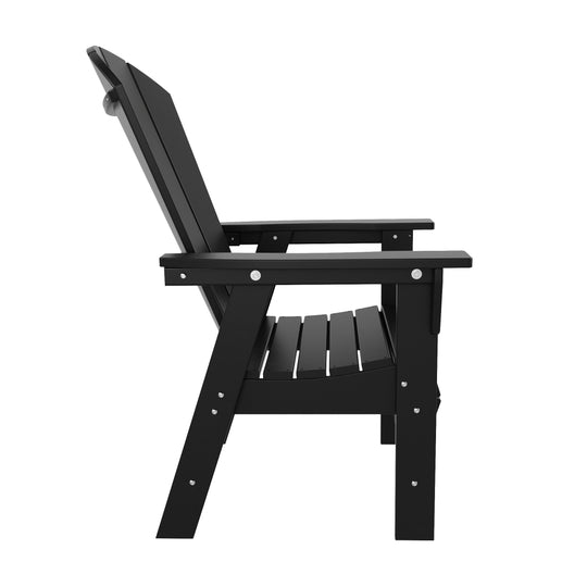 Malibu Outdoor Patio Classic Adirondack Dining Chair