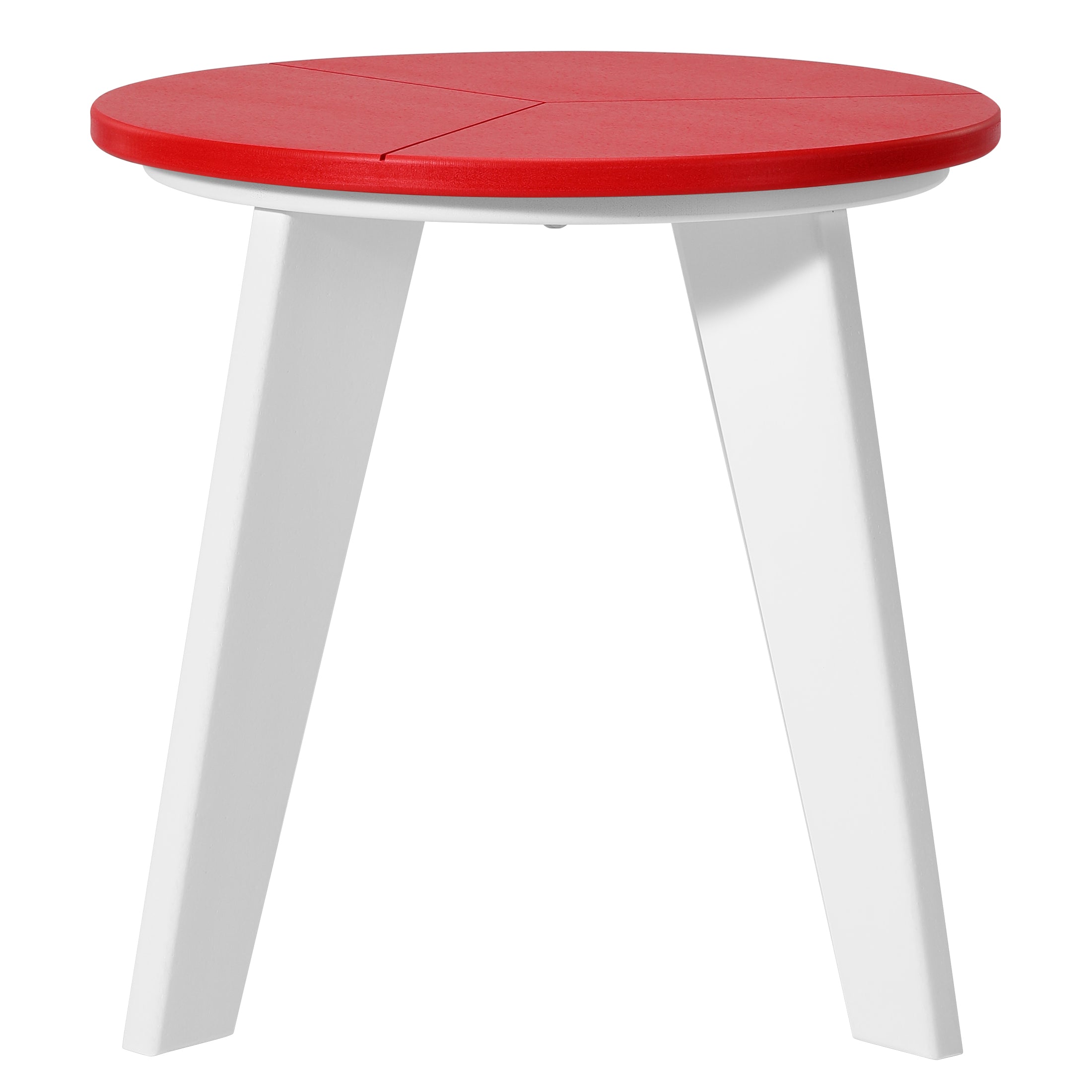 Pacifica 3-Piece Outdoor HDPE Conversation Set with Deep Seating Chairs and Round Side Table