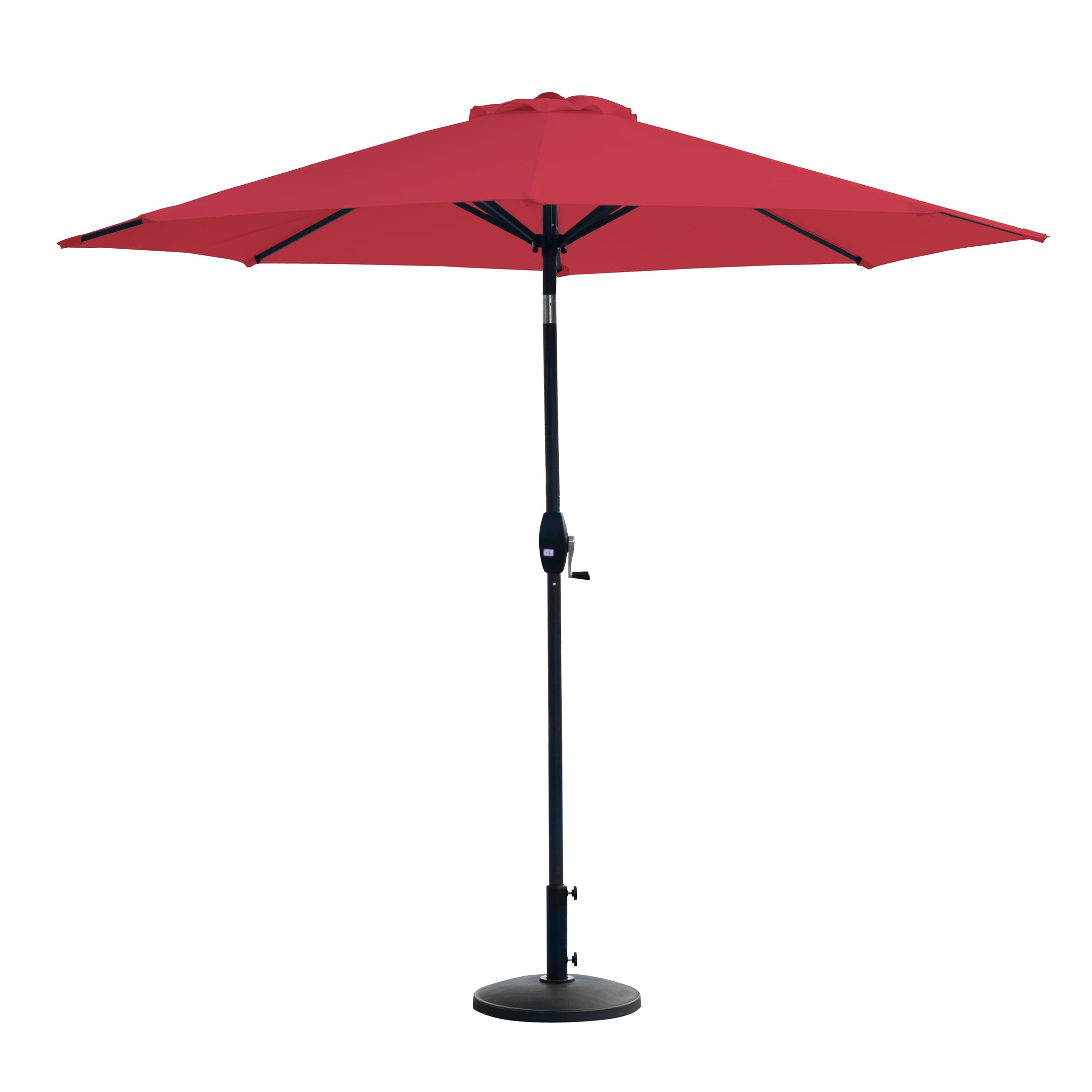 Paolo 9 ft. Patio Table Umbrella with tilt, crank features and free standing weight base kit