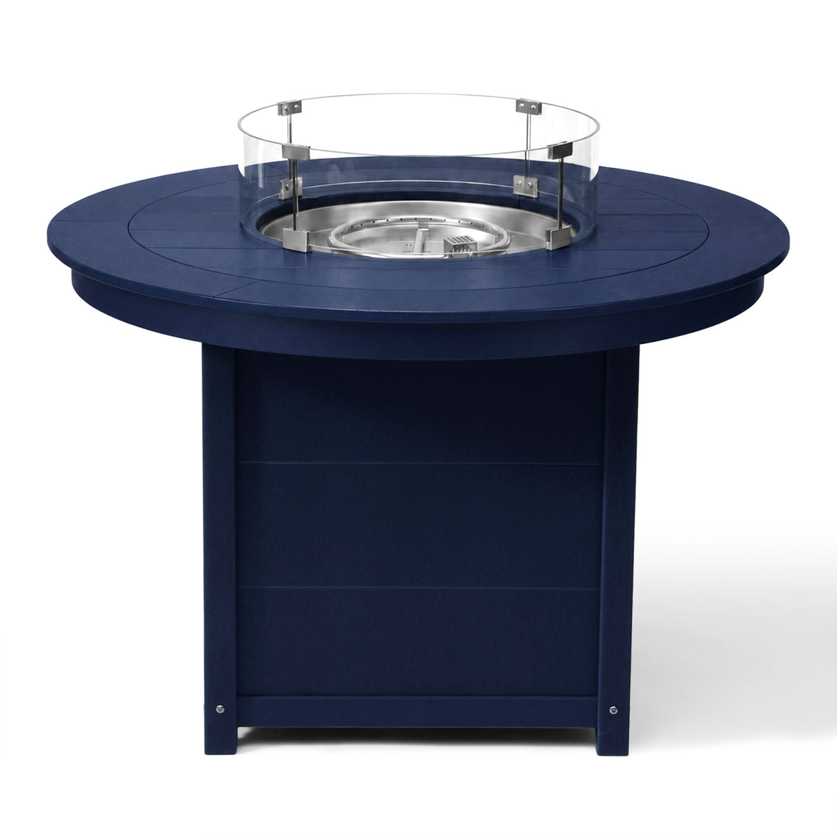 Helios 47" Modern Outdoor Patio Propane Gas Round Fire Pit Table