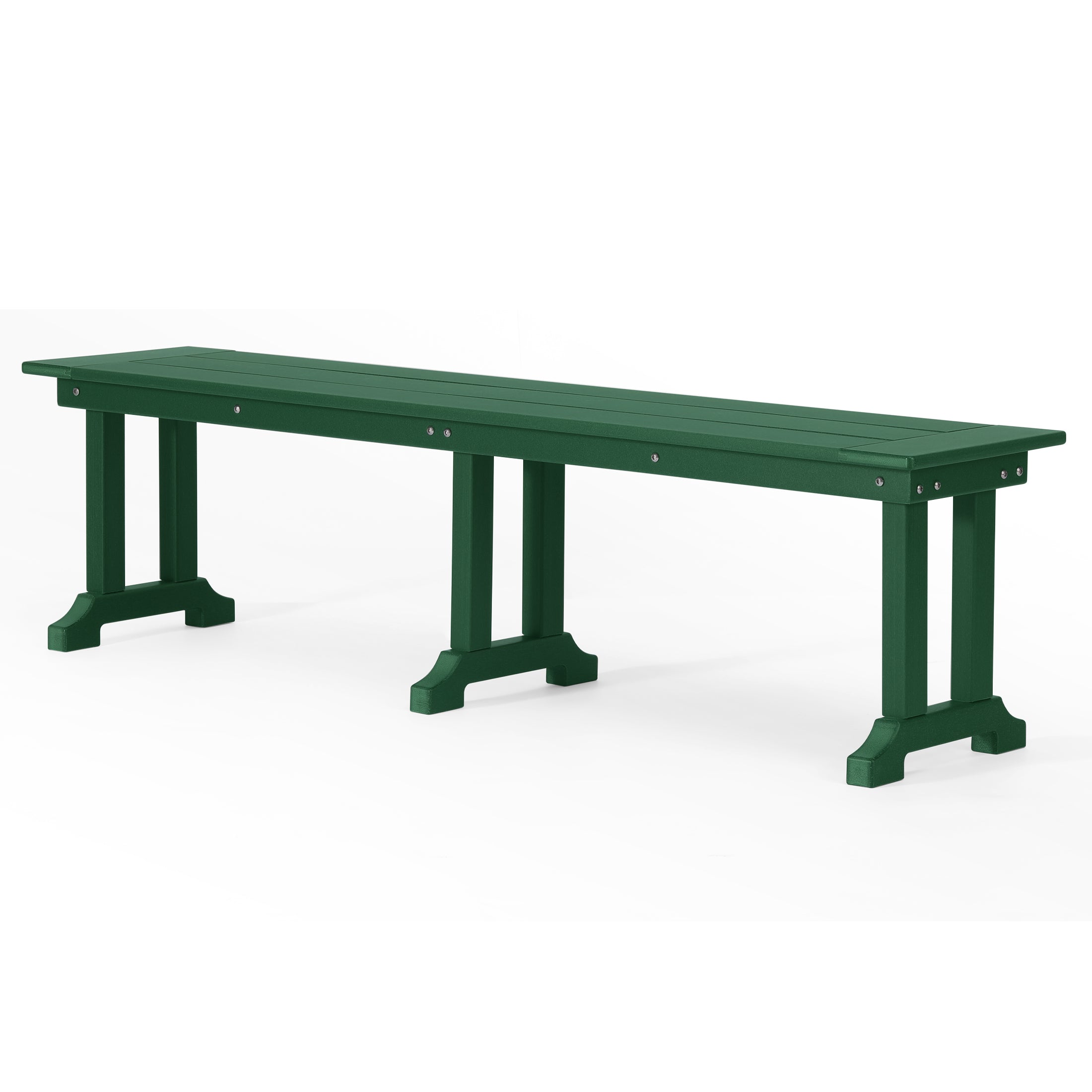 Malibu 65" Outdoor Patio Trestle Dining Bench