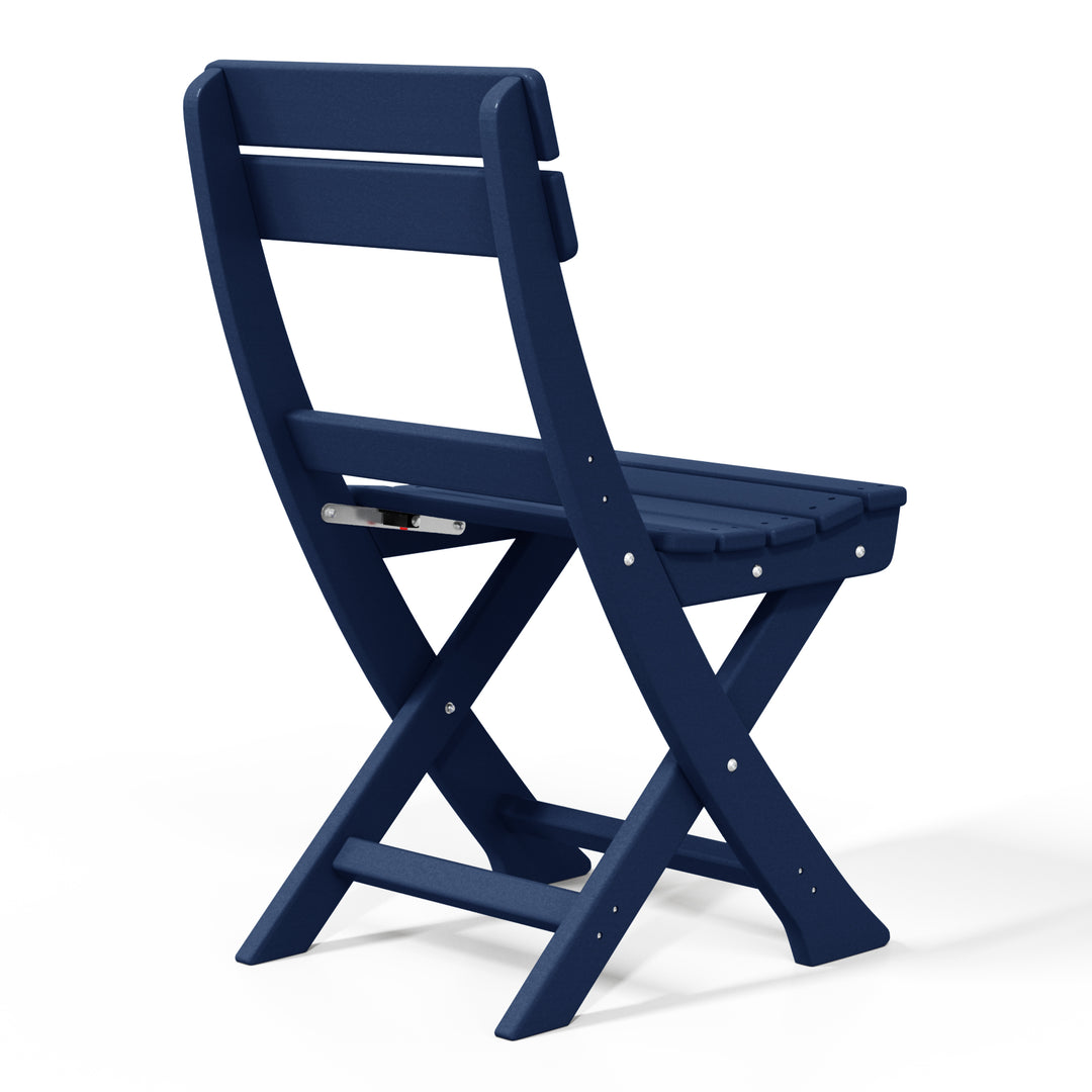 Malibu HDPE Outdoor Patio Modern Folding Dining Chair