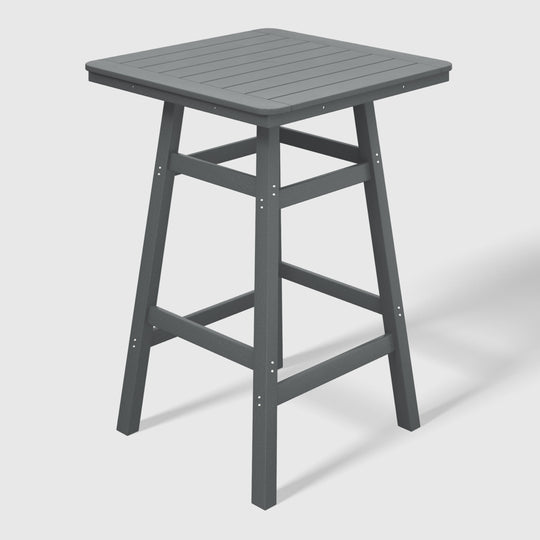 Malibu 5-Piece HDPE Outdoor Patio Dining Bar Bistro Table Set with Bar Stools