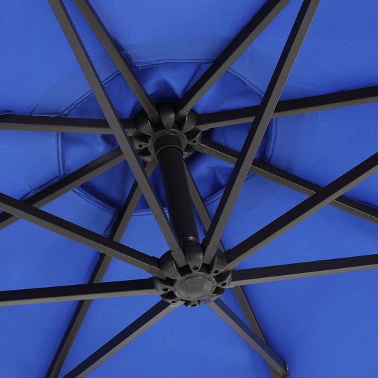 Julia 10 ft. Outdoor / Patio Cantilever Hanging Umbrella