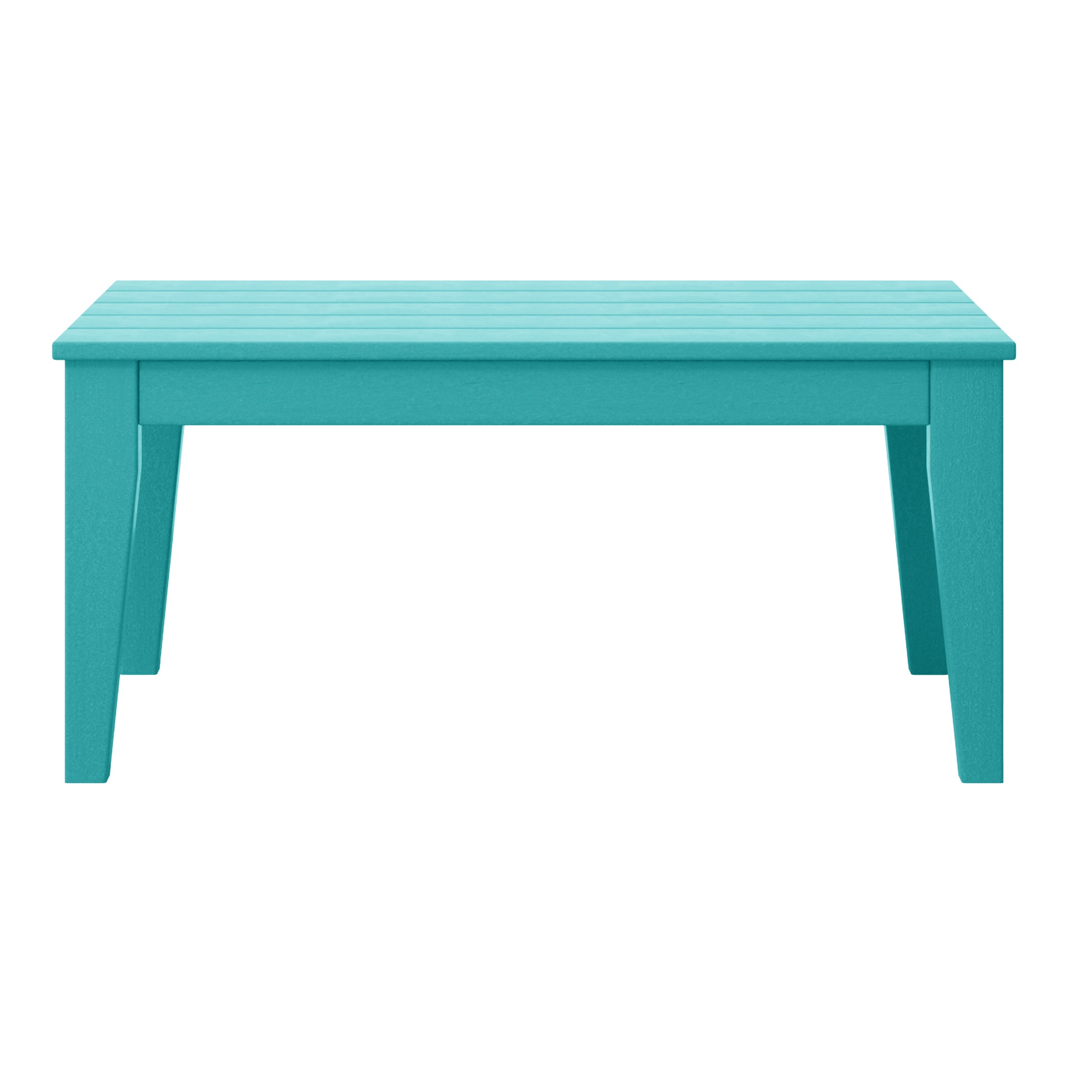 Malibu Low Outdoor HDPE Patio Rectangle Coffee Table