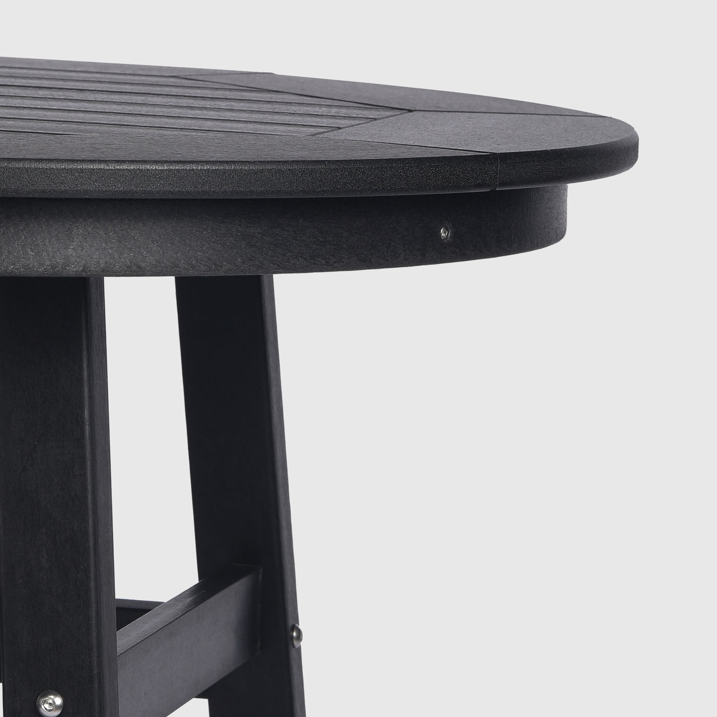 Malibu 5-Piece HDPE Outdoor Patio Dining Bar Bistro Table Set with Bar Stools
