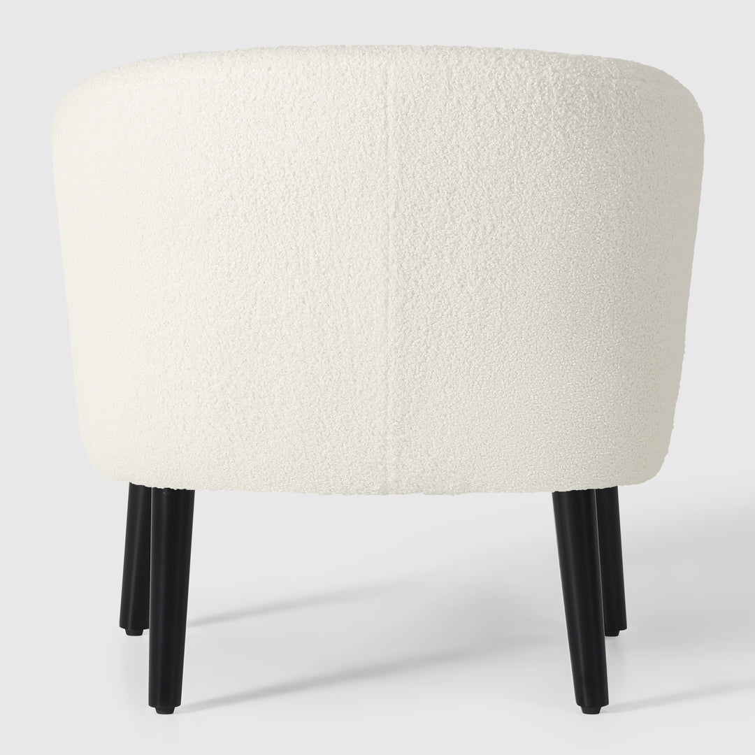 Alexandria 29" Wide Mid Century Modern Club Barrel Accent Armchair