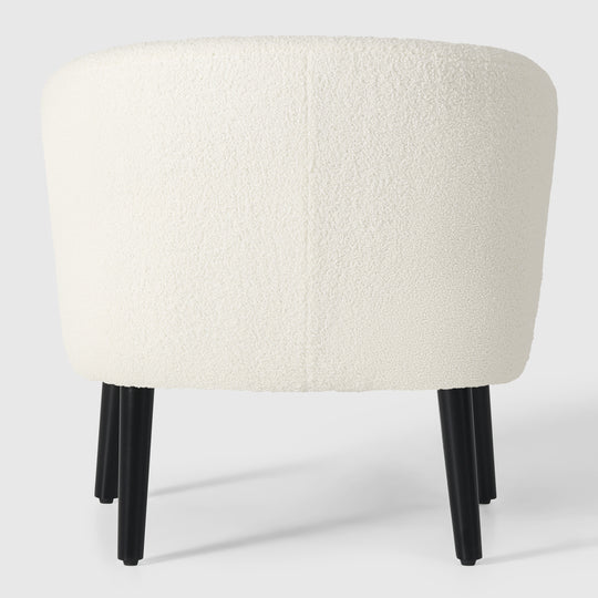 Alexandria 29" Wide Mid Century Modern Club Barrel Accent Armchair