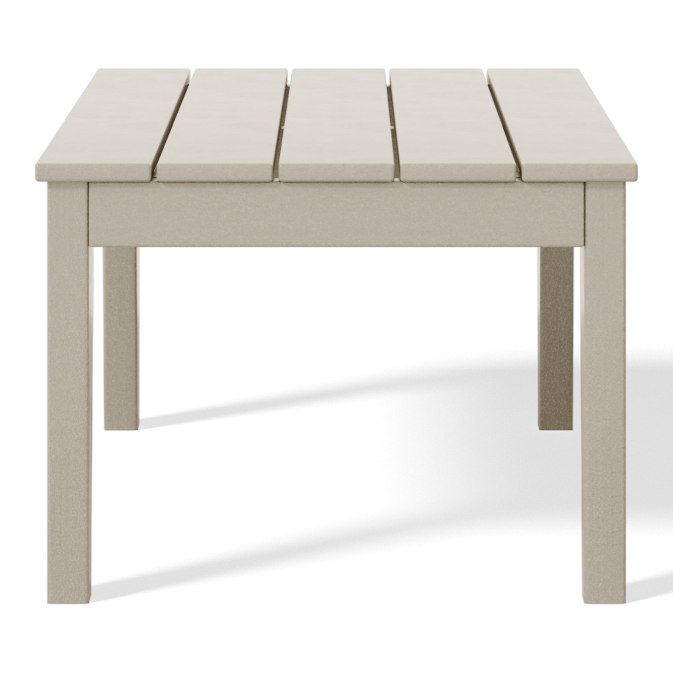 Malibu Low Outdoor HDPE Patio Rectangle Coffee Table