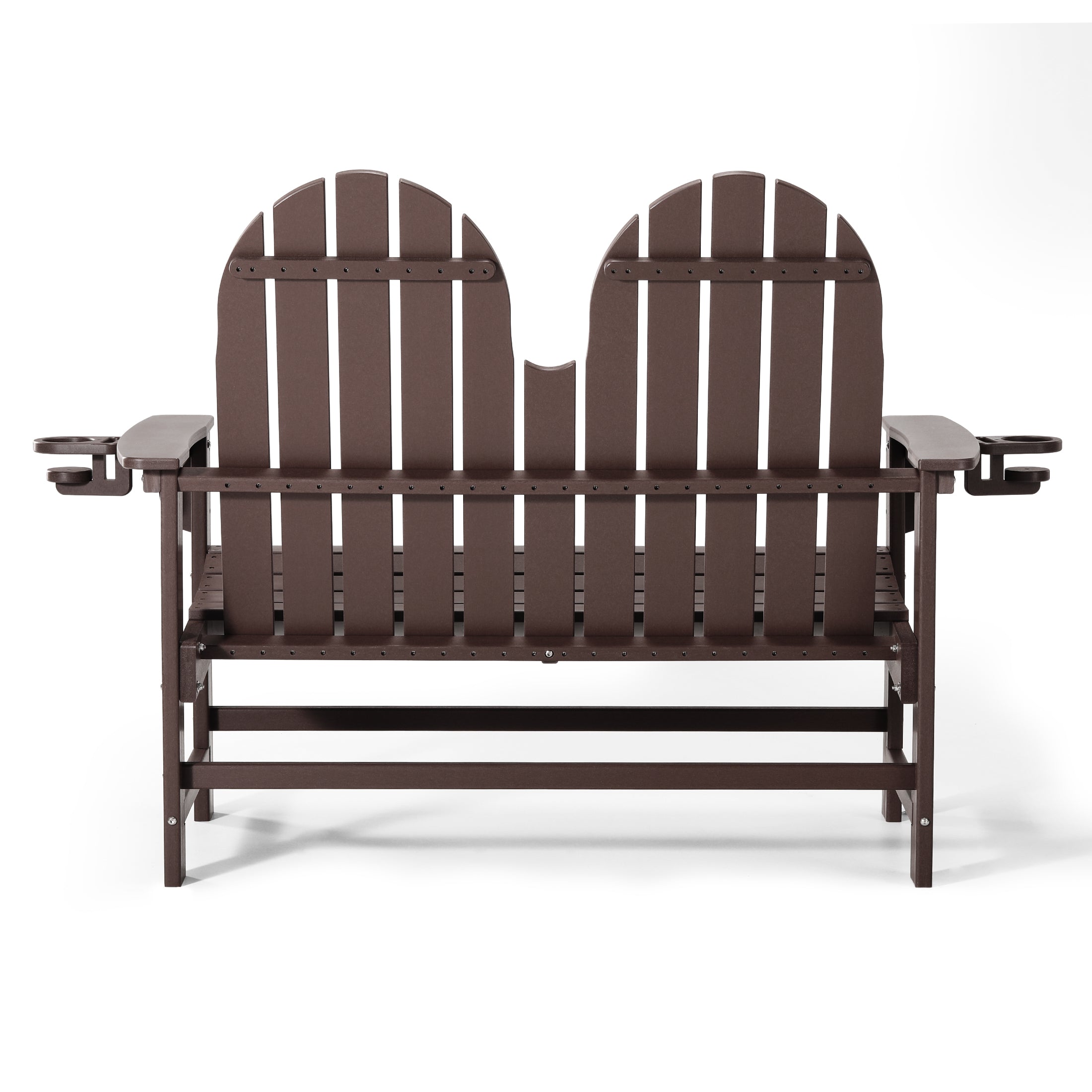 St. Augustine Outdoor Patio 49" HDPE Adirondack Garden Bench