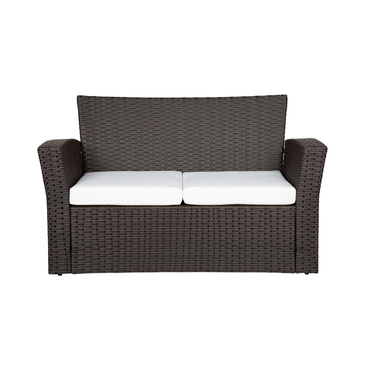Coastal Outdoor Patio Sofa Seat Cushion (Set of 2)
