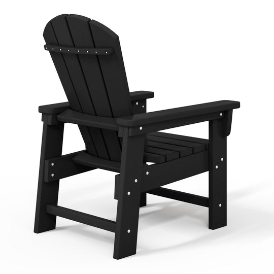 Malibu Kids Outdoor HDPE Adirondack Plastic Patio Chair