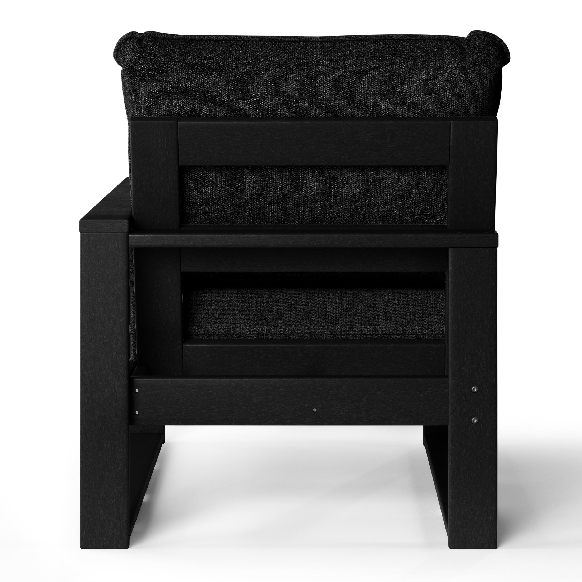 Montara Outdoor Patio HDPE Right Arm Facing Sectional Corner Chair with Patio Cushions