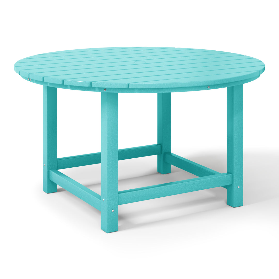 Malibu Kids Outdoor Patio Furniture HDPE Round Dining Table