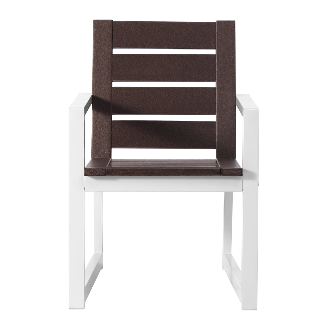 Cape May HDPE Outdoor Patio Dining Arm Chair