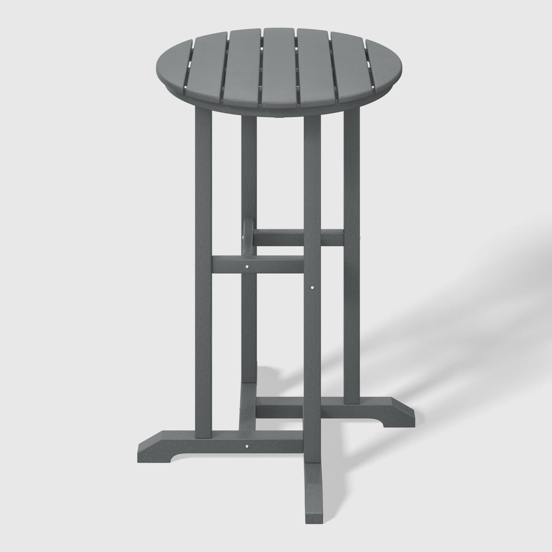 Malibu 37" Counter Height Round Outdoor Patio Bistro Bar Table