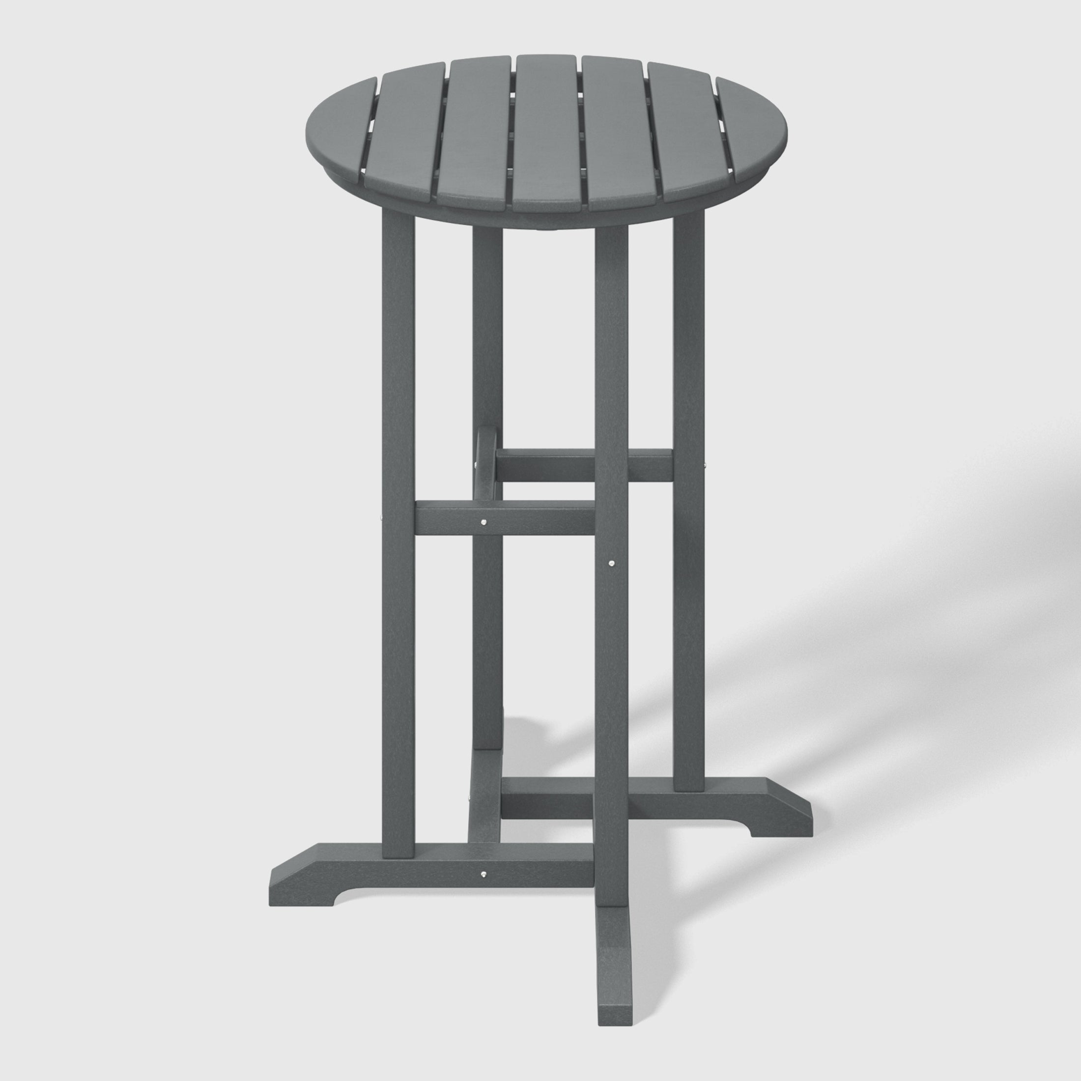 Malibu 37" Counter Height Round Outdoor Patio Bistro Bar Table