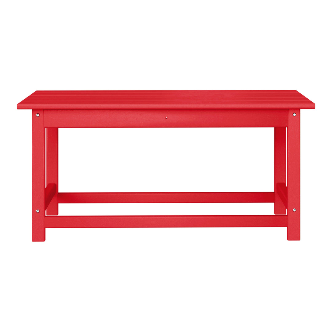 Malibu 35" length outdoor Coffee table for Adirondack chair