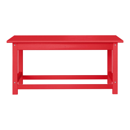 Malibu 35" length outdoor Coffee table for Adirondack chair