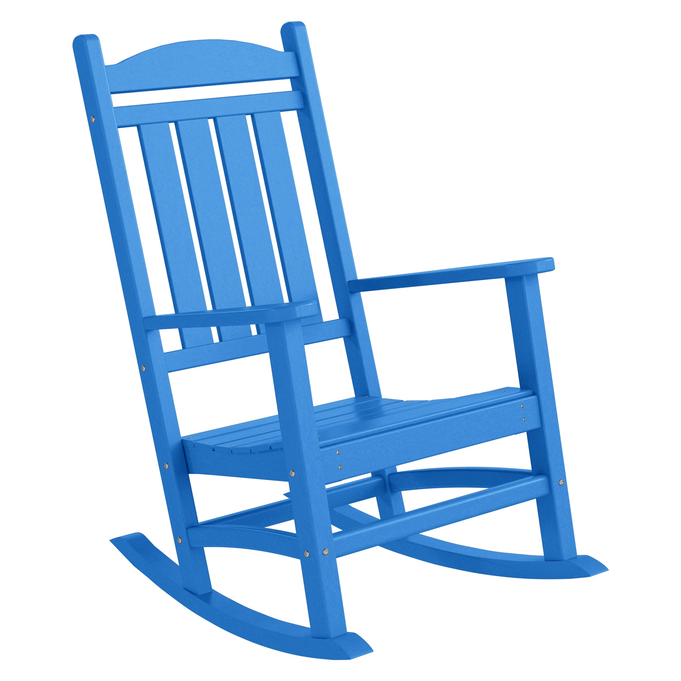 Malibu 5-Piece HDPE Outdoor Patio Furniture Couch and Rocking Chair Set