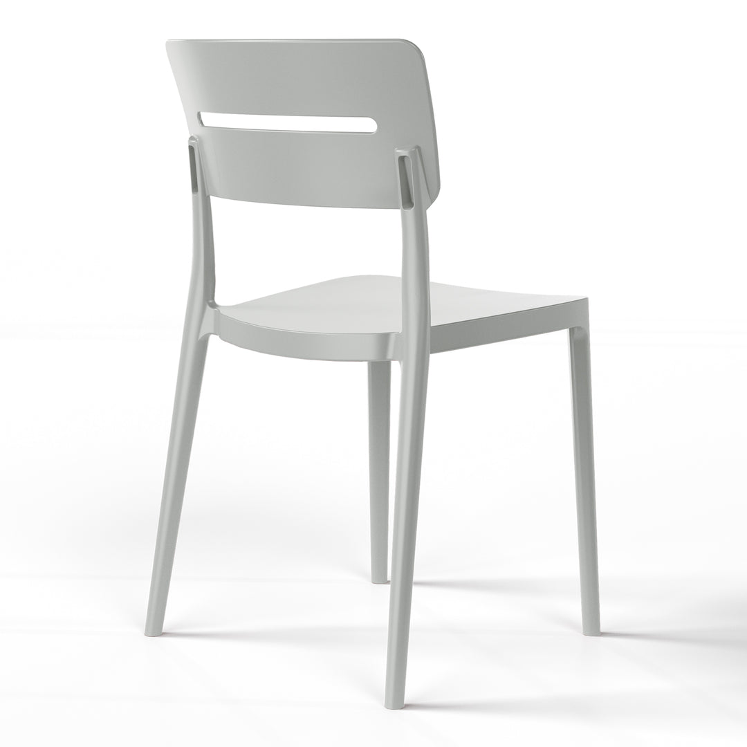 Playa 3-Piece Outdoor Resin Patio Bistro Set with Stackable Patio Dining Chairs