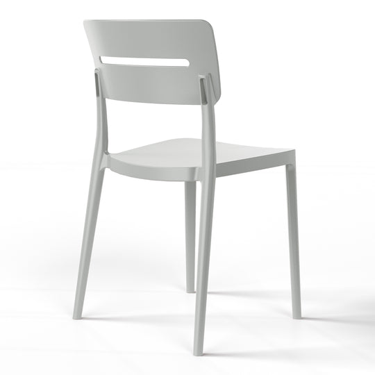 Playa 3-Piece Outdoor Resin Patio Bistro Set with Stackable Patio Dining Chairs