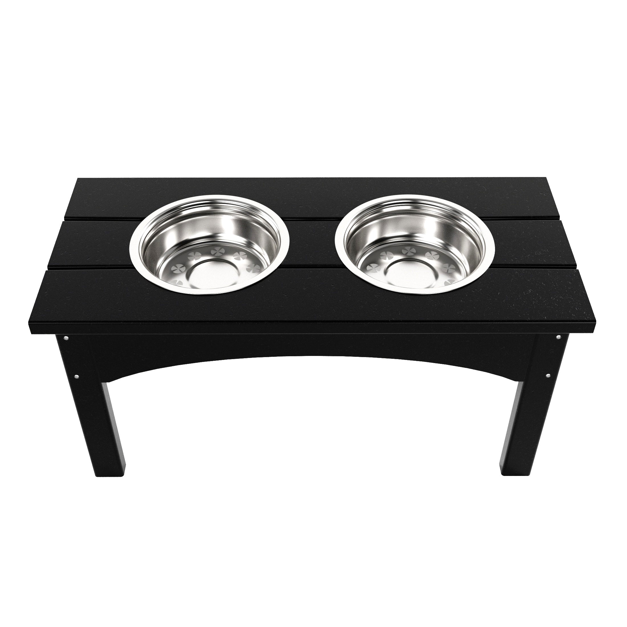 Malibu HDPE Weather Resistant Elevated Pet Feeder