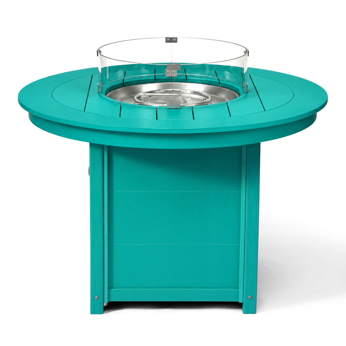 Helios 47" Modern Outdoor Patio Propane Gas Round Fire Pit Table