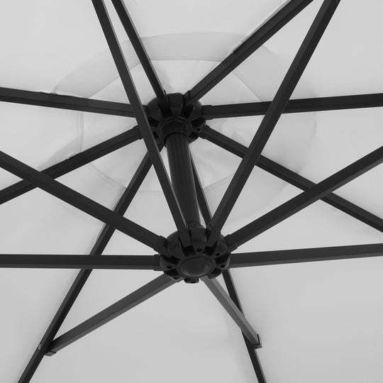 Julia 10 ft. Outdoor / Patio Cantilever Hanging Umbrella