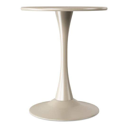 Playa 23.5" Round Outdoor Indoor Metal Cocktail Dining Table