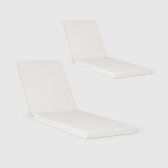 Solace Outdoor Chaise Lounge Chair Cushions Set of 2