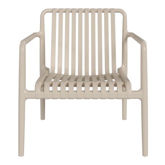 Playa Outdoor Modern Stackable Plastic Patio Club Armchairs (Set of 2)