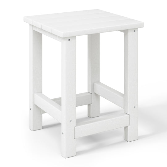Malibu Kids Outdoor Patio Furniture HDPE Adirondack Square Side Table