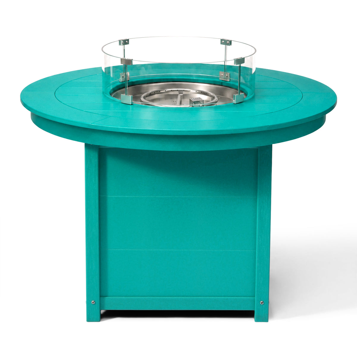 Helios 47" Modern Outdoor Patio Propane Gas Round Fire Pit Table