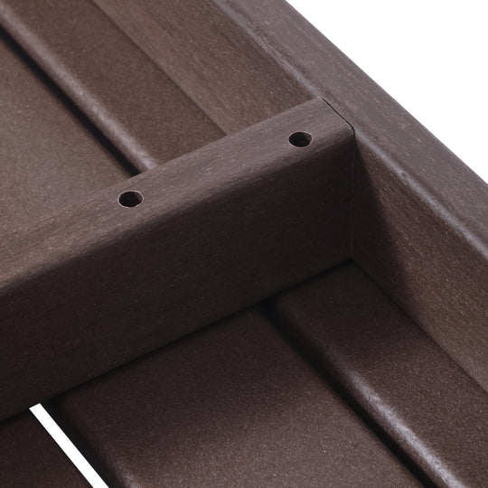 Malibu 35" length outdoor Coffee table for Adirondack chair