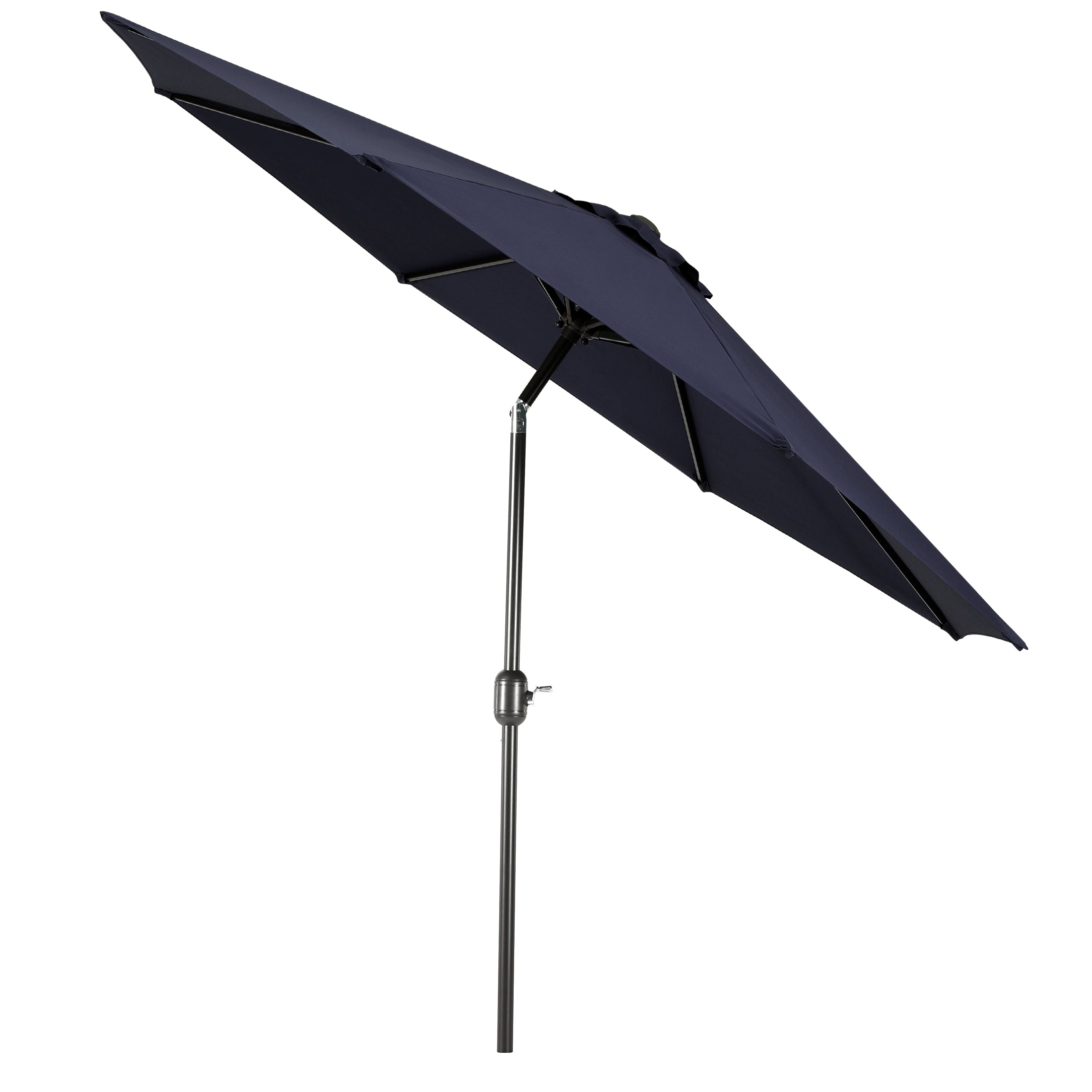 Paolo 9 ft. Patio Table Umbrella with Black color round free standing weight base kit