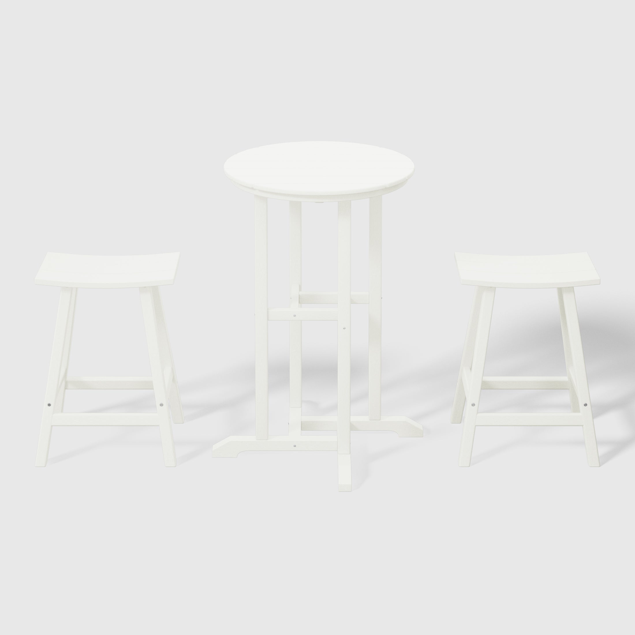 Malibu Outdoor Patio Counter Height Bar Stools Bistro Bar Table Set
