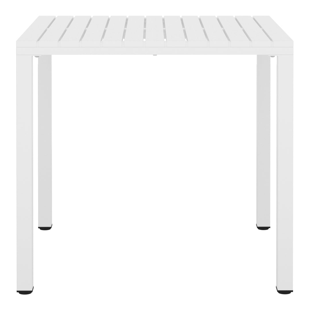 Playa 31.5" Iron Metal Frame Outdoor Square Patio Dining Table