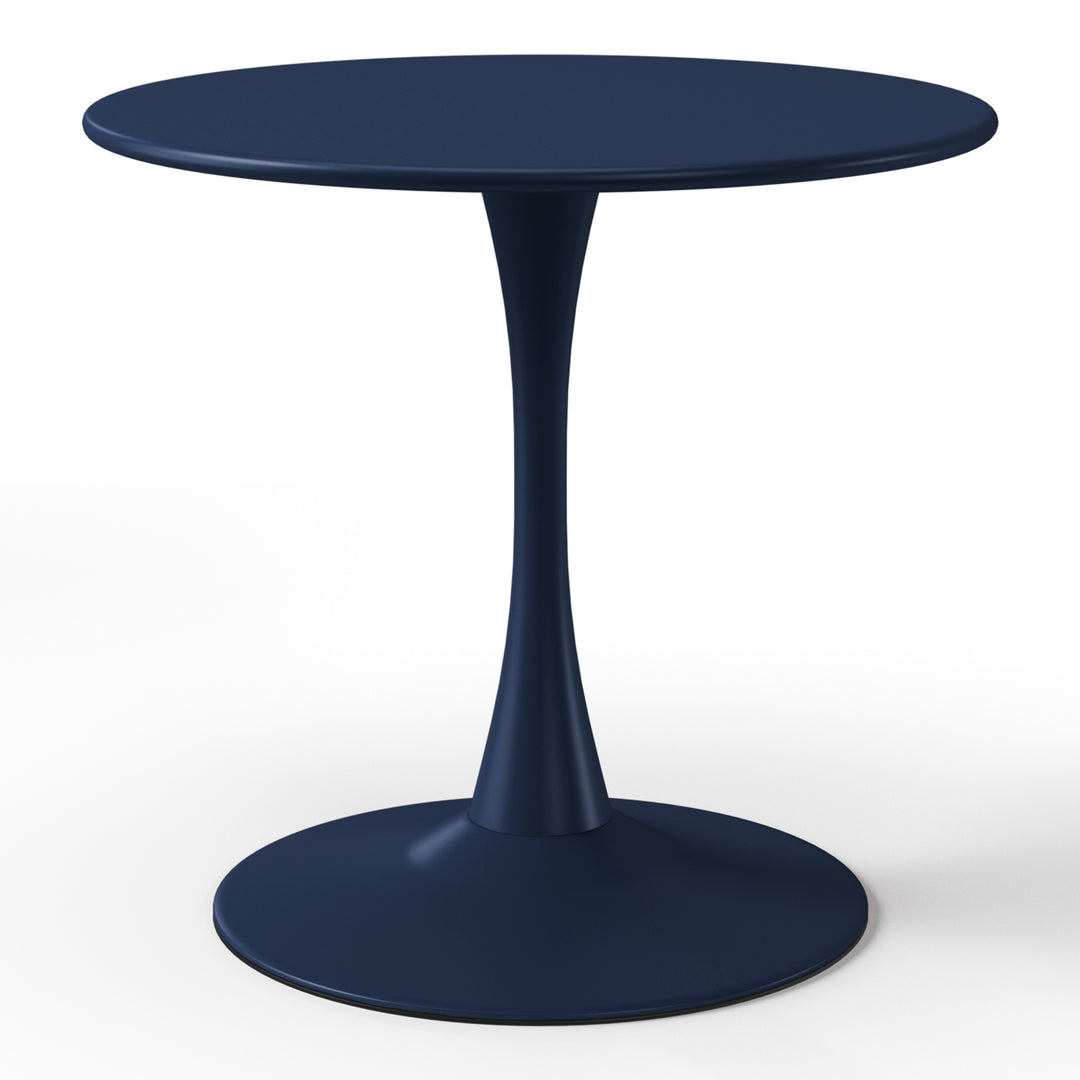 Playa 31.5" Round Outdoor Indoor Metal Cocktail Dining Table