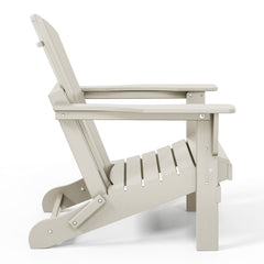 Malibu Adirondack chair set with side table in Sand, view 3