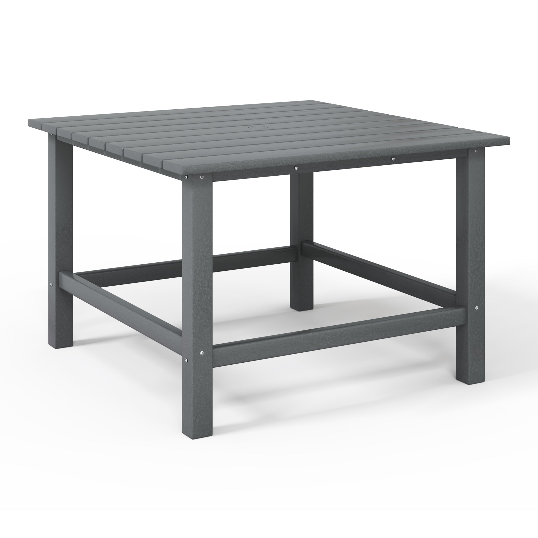 Malibu Kids Outdoor Patio Furniture HDPE 30" Wide Square Dining Table