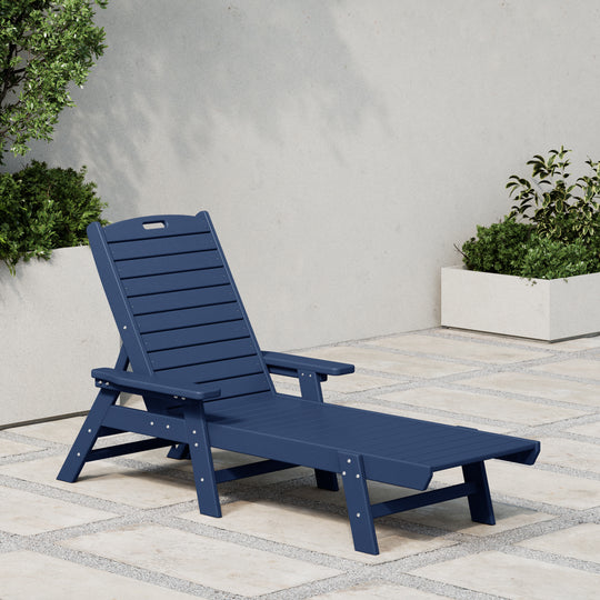Malibu Poly Reclining Chaise Lounge