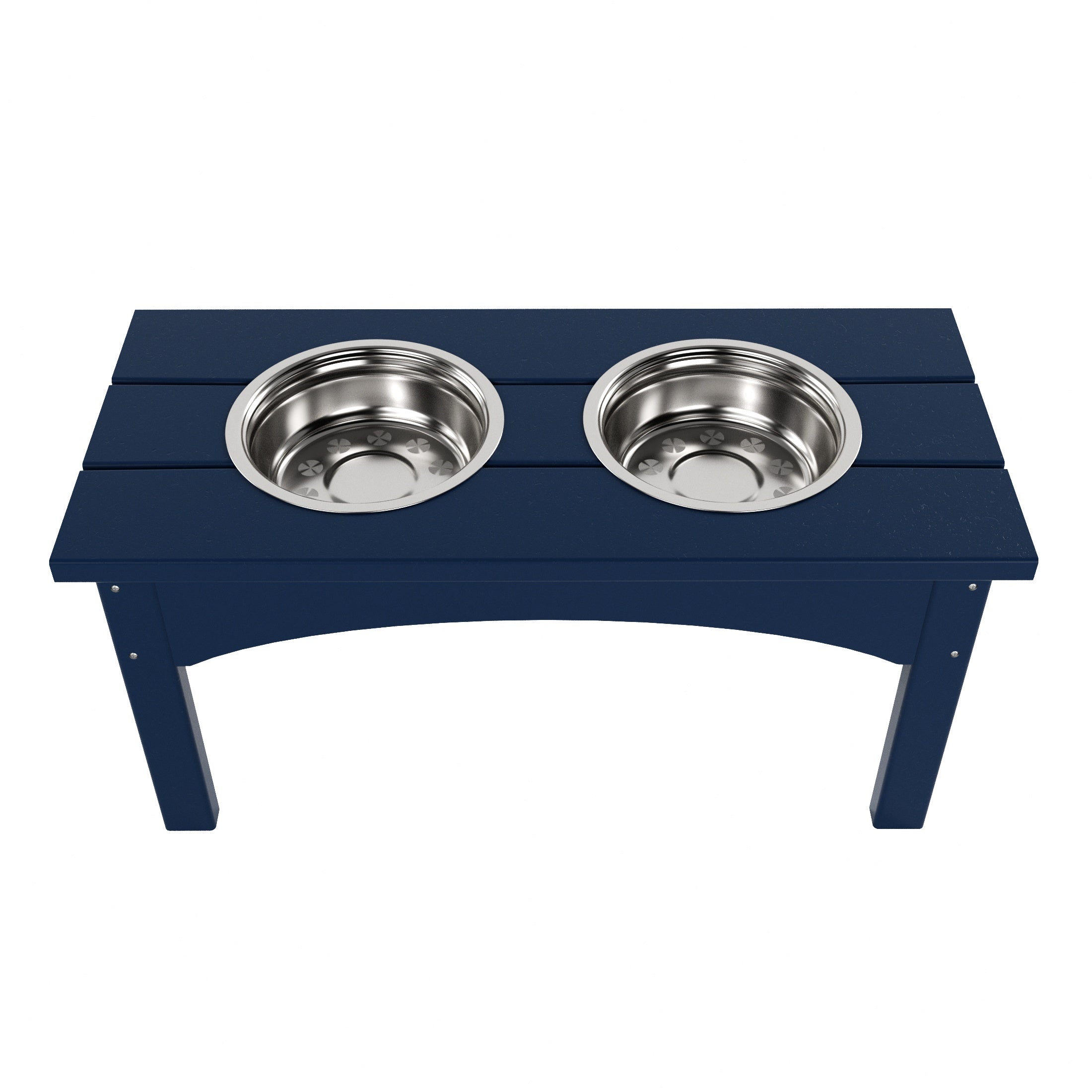 Malibu HDPE Weather Resistant Elevated Pet Feeder