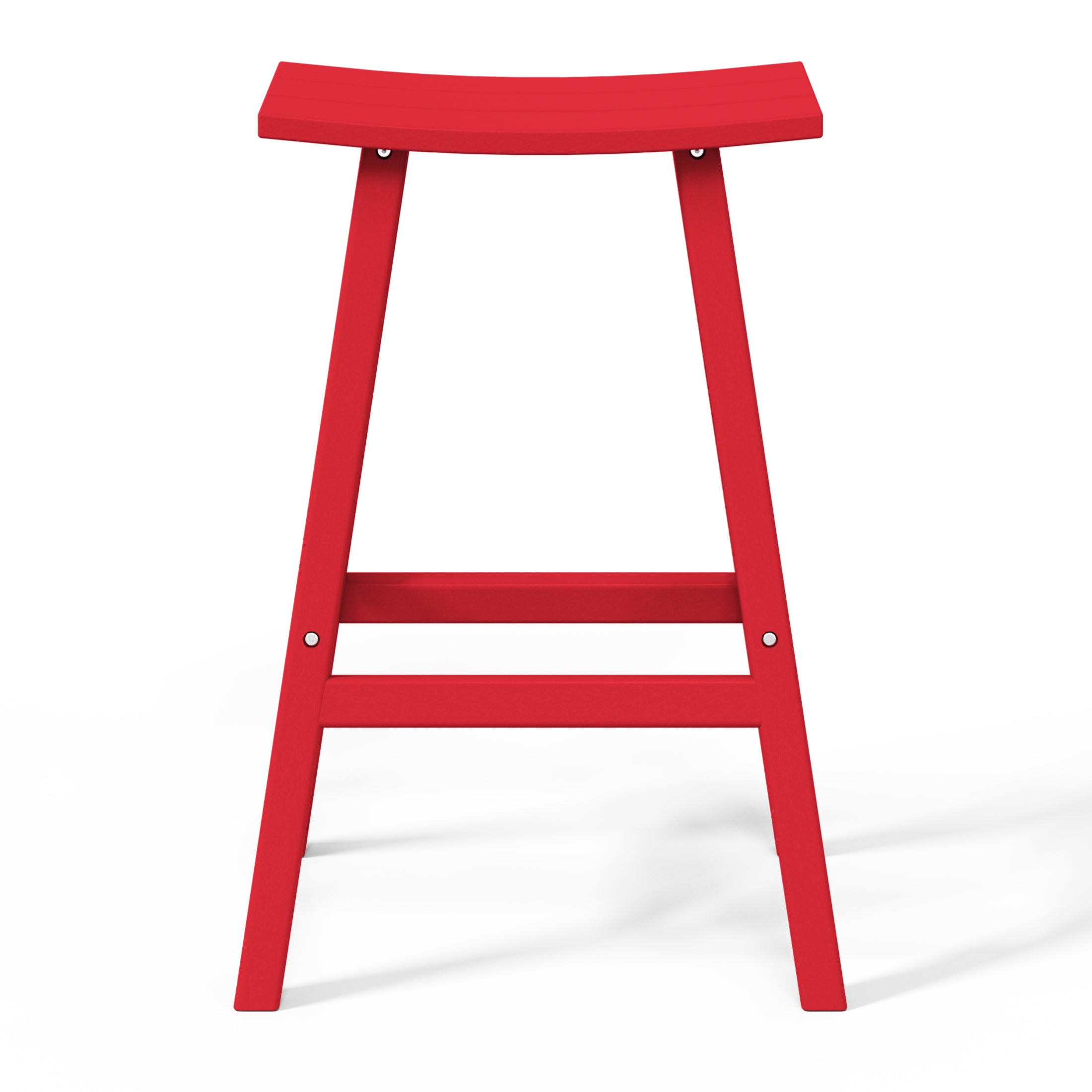 Malibu 29" HDPE Outdoor Patio Bar Height Bar Stools (Set of 2)