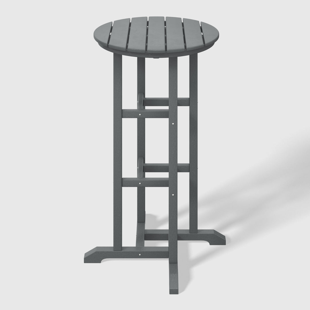 Malibu Outdoor Patio Bar Height Table and Bar Stool 4-Piece Dining Set