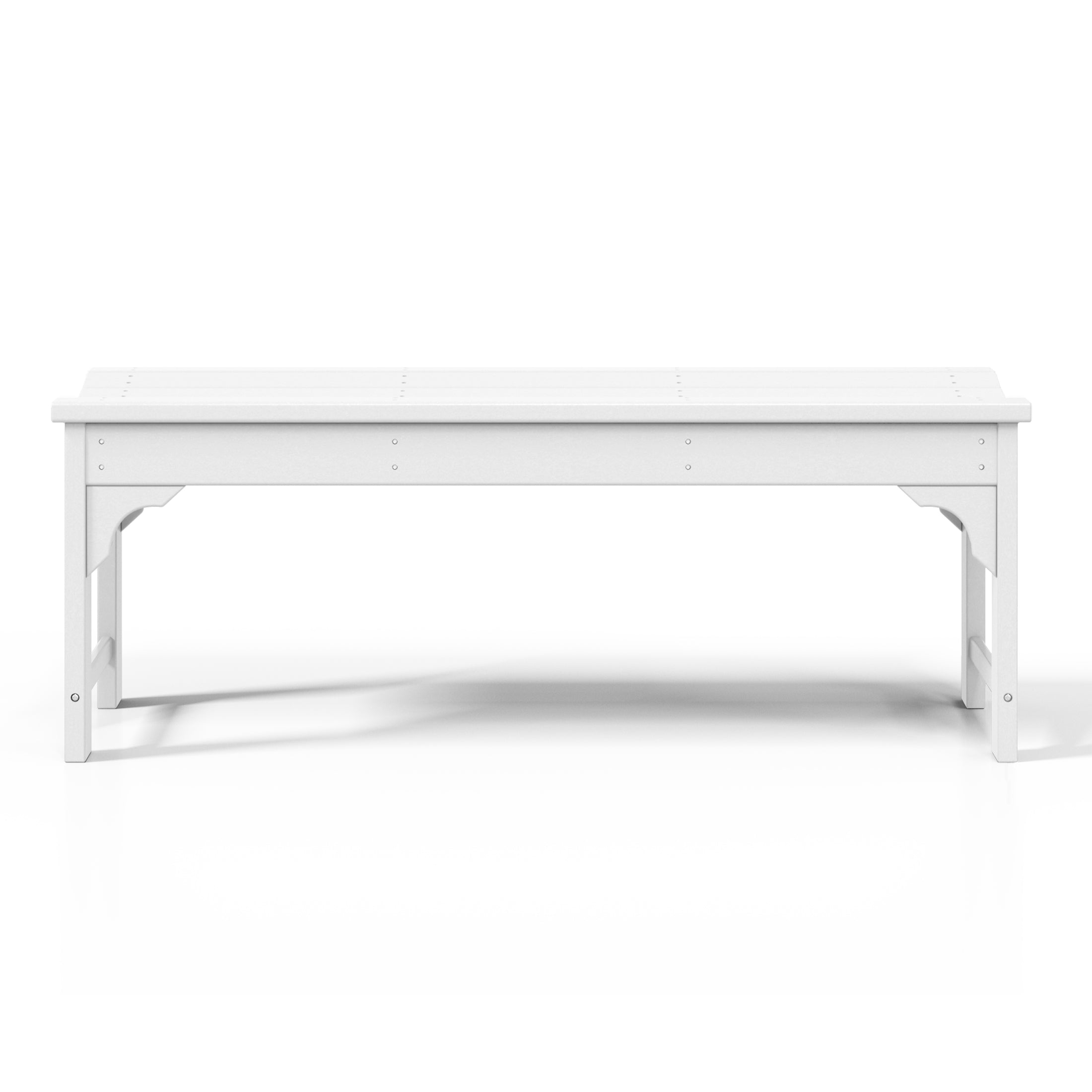 Malibu 48" length backless Poly Wood Outdoor / Garden bench
