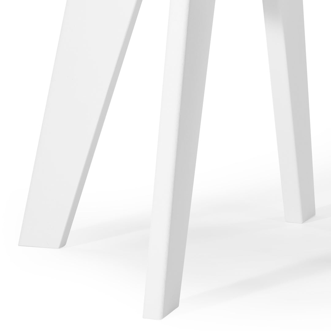 Pacifica HDPE Plastic Outdoor Round Adirondack Patio Side Table