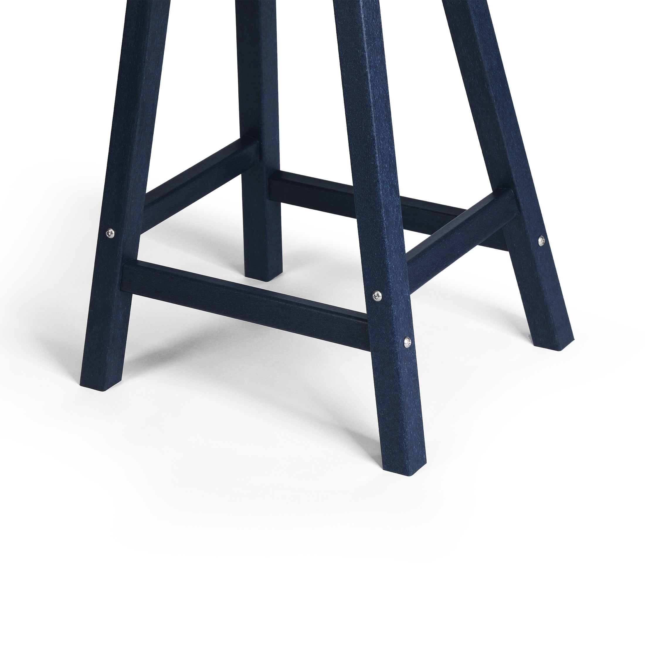 Malibu 24" HDPE Outdoor Patio Counter Height Bar Stools (Set of 2)